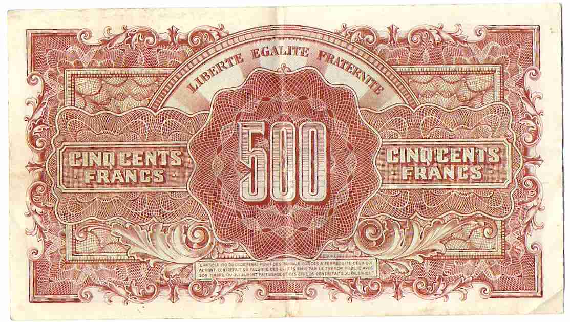 Billet de 500 francs Billets français Forums