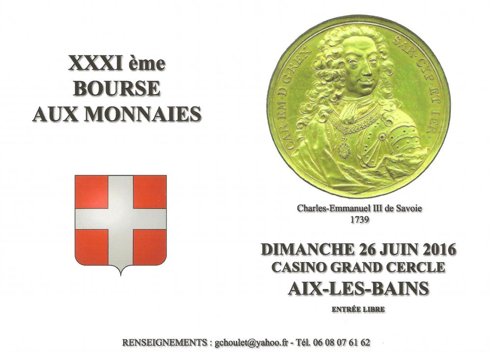 Carte collector 31ème Bourse aux Monnaies d'Aix-les-Bains.jpg