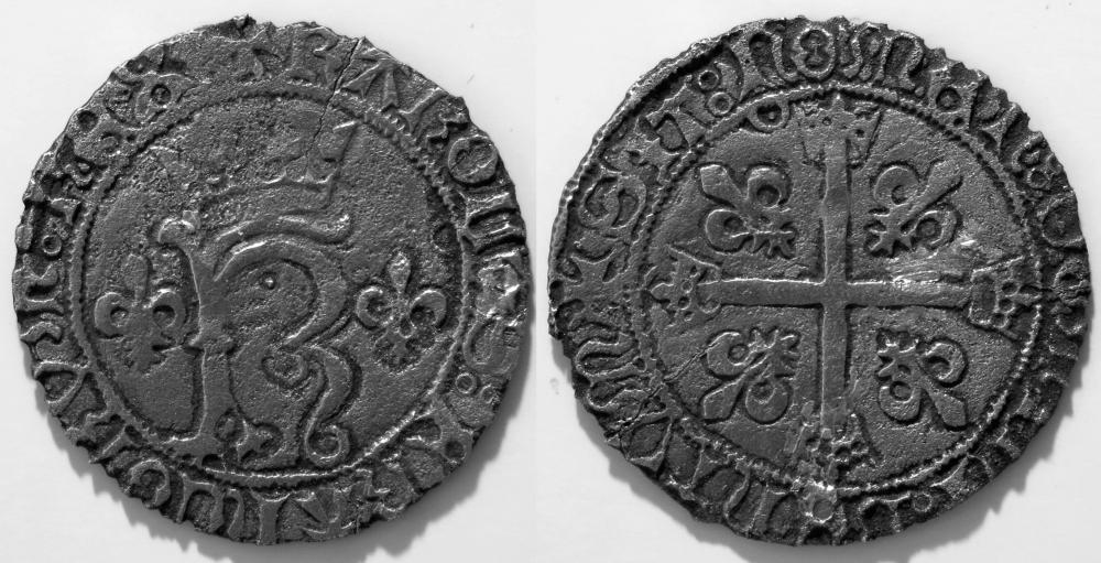 1488 CHARLES VIII l’Affable – Karolus ou Dizain billon 319 millièmes 26mm 2,5g.jpg