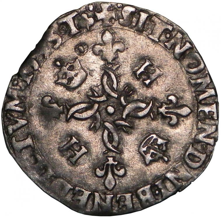 04 - Douzain aux croissants Henri 2 Lyon 1553 Revers blanc.JPG
