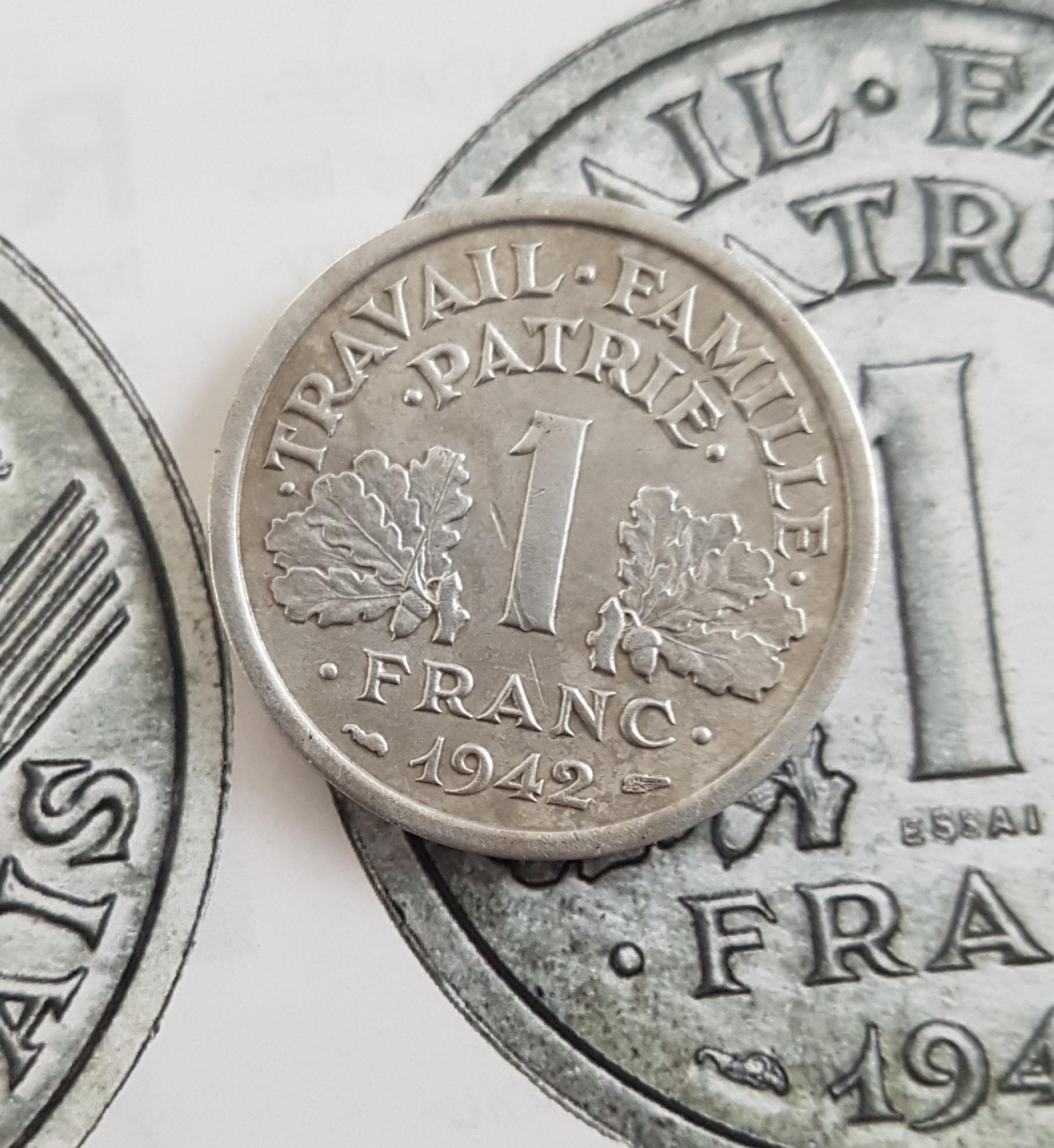 1 franc francisque 1942  Identifications de monnaies  Forums