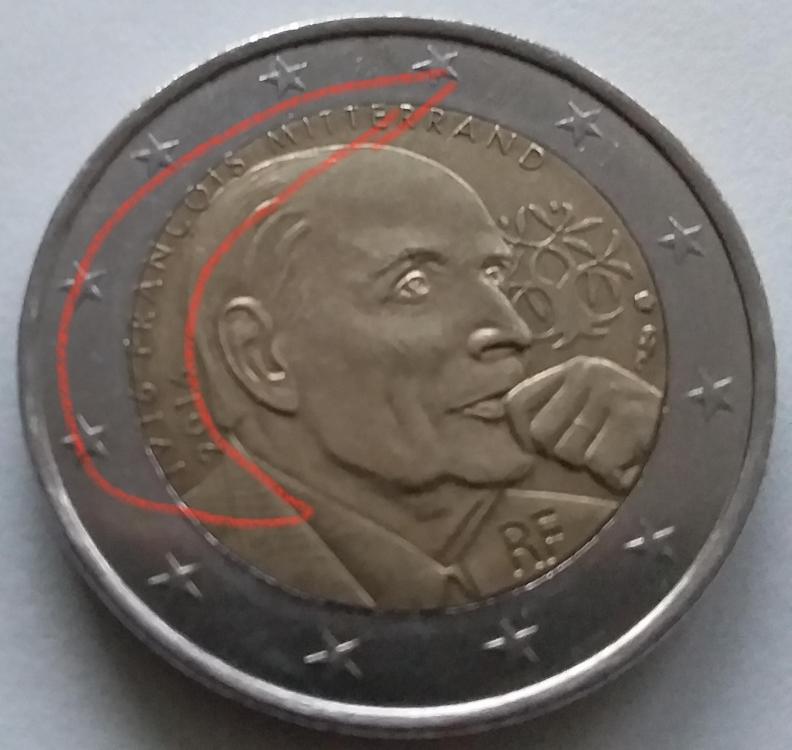 Pieces 2e commémorative 2016 fautée  Les euros (monnaies et billets