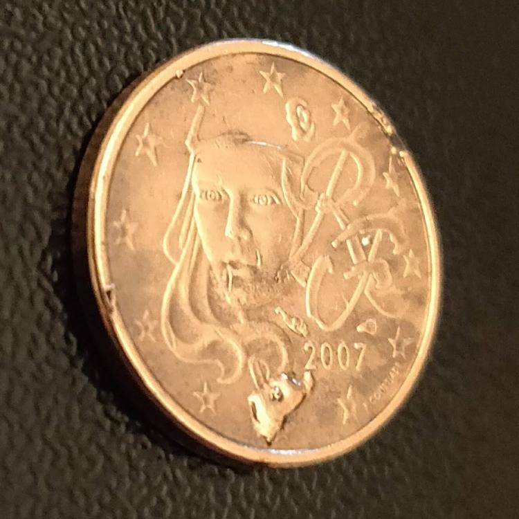 Piece 1 Centime Euro Feuille De Chene Valeur