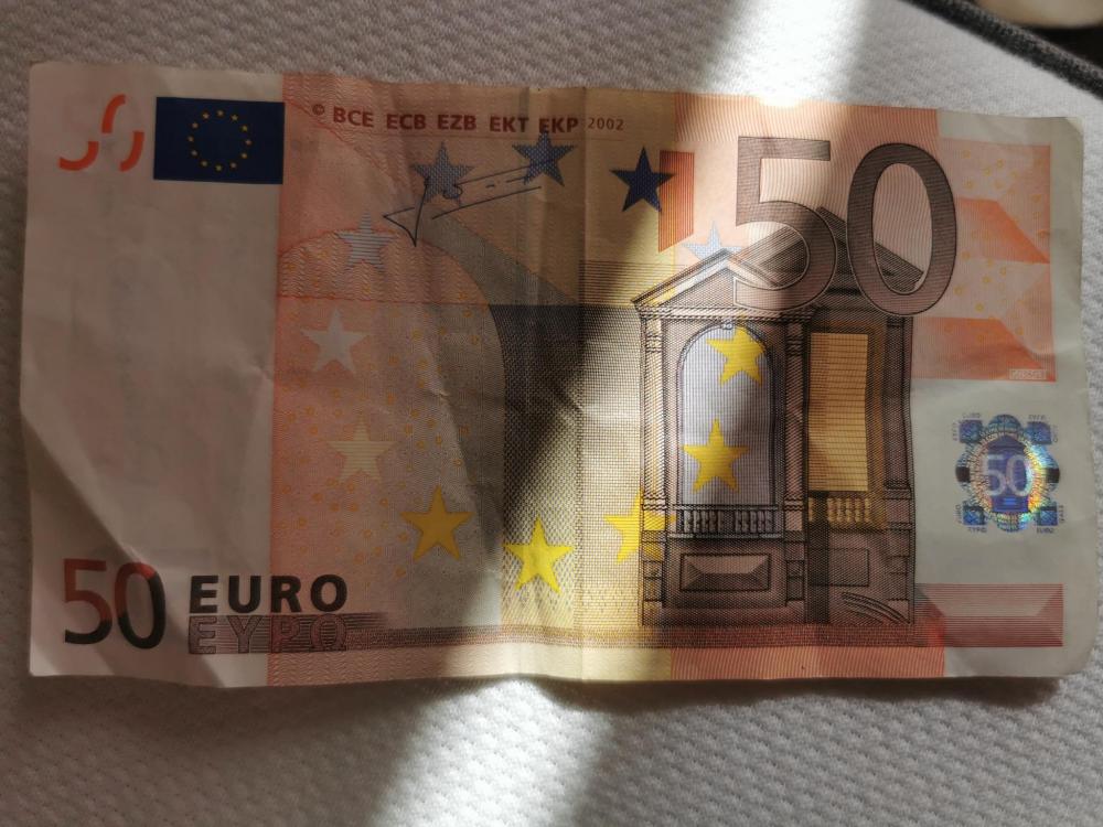 Valeur Billet 50 Euros 2002 Série X