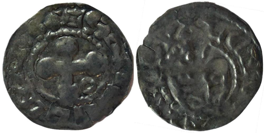 1090 à 1225 - Dauphiné Evêché de Valence Denier anonyme - billon - 0,91g - 17mm.jpg
