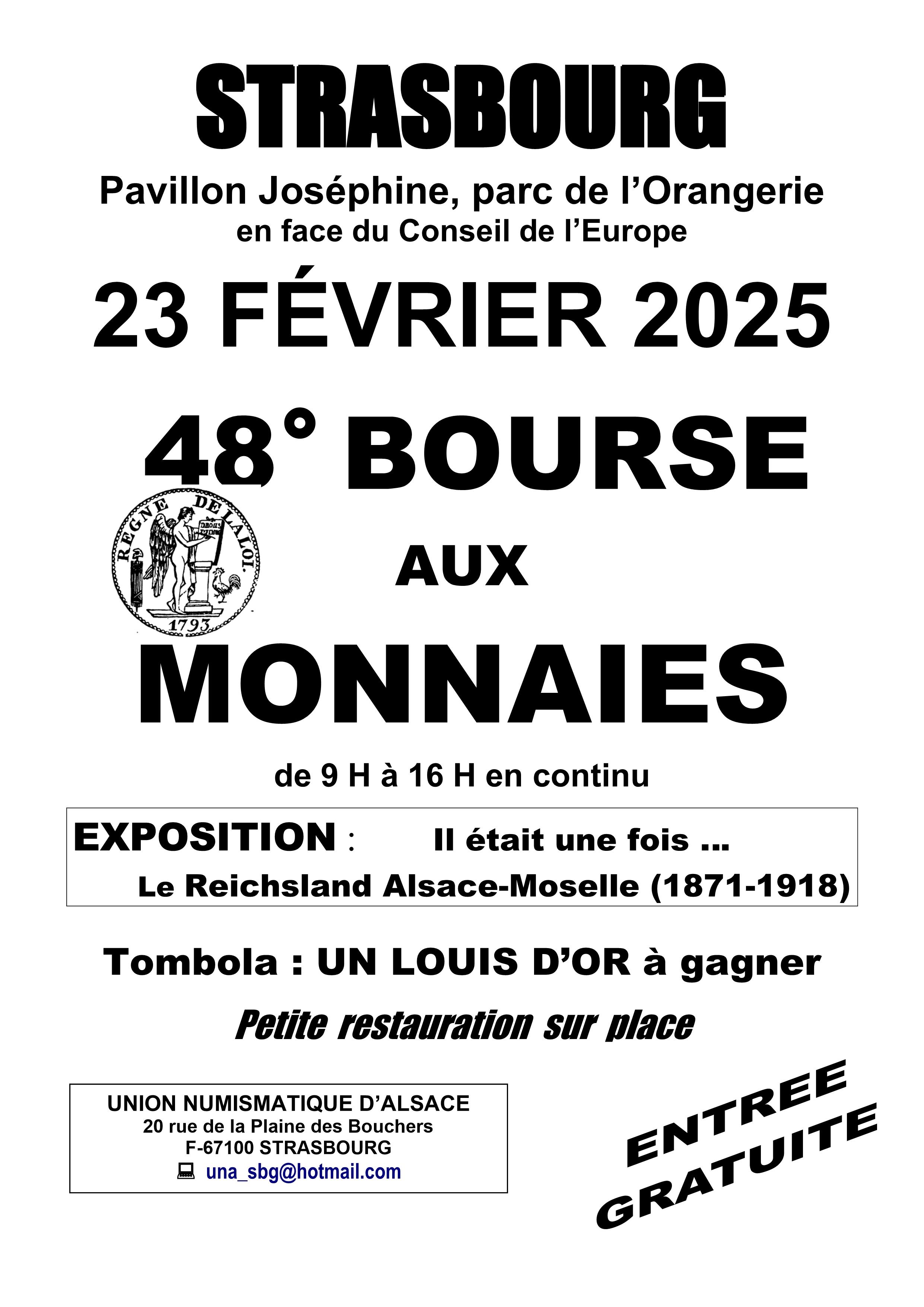 Bourse Numismatique de Strasbourg